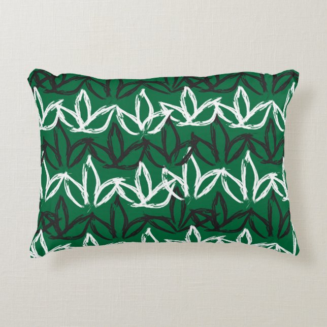 Abstract Brush Strokes Seamless Pattern,  patterns Decorative Cushion (Front)