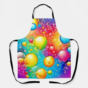 Abstract Bubble Art Apron