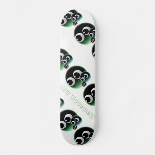 Abstract bubble family skateboard