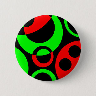 Abstract Bubbles 06 6 Cm Round Badge