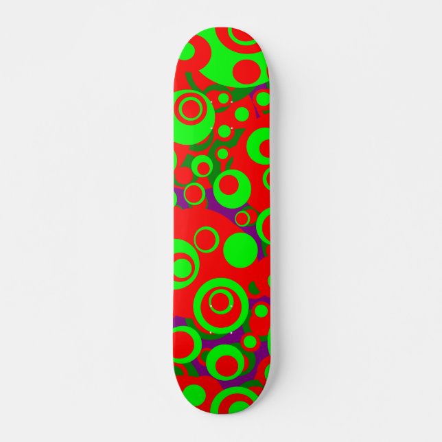 Abstract Bubbles 06 Skateboard (Front)