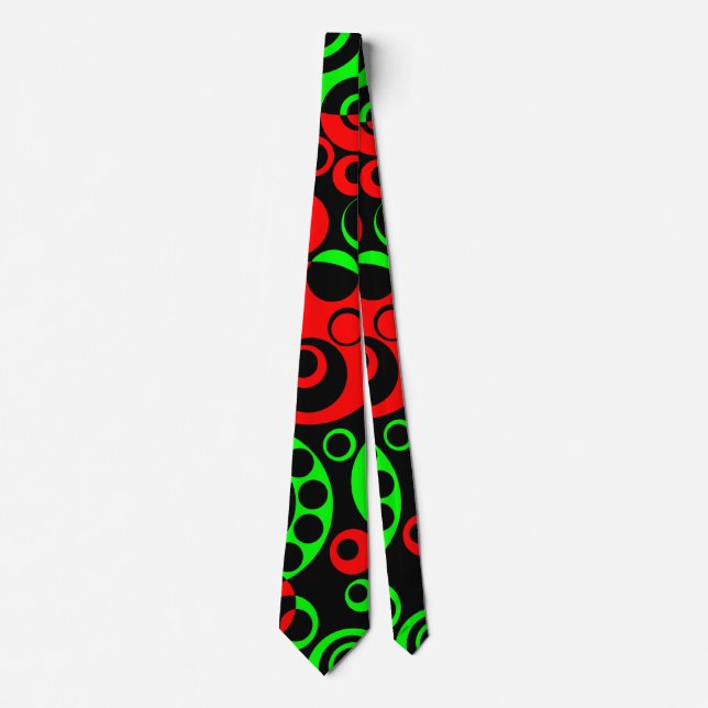 Abstract Bubbles 08 Tie (Front)