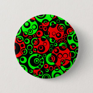 Abstract Bubbles 12 6 Cm Round Badge