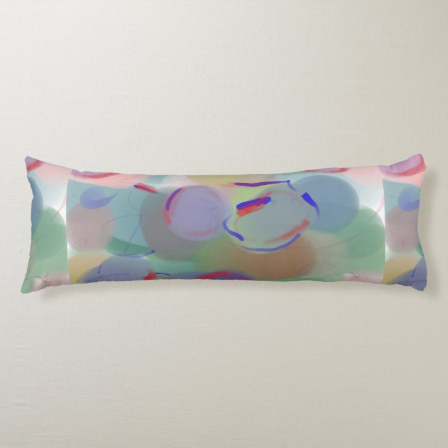 Abstract bubbles body cushion (Front)