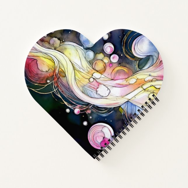 Abstract Bubbles Notebook (Back)