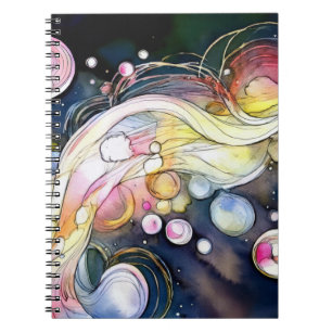 Abstract Bubbles Notebook