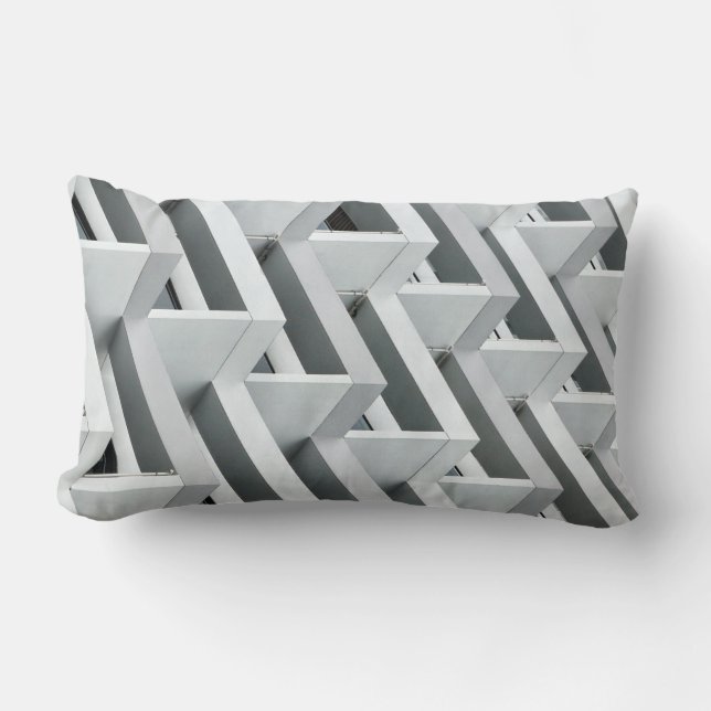 Abstract building lumbar cushion (Front)