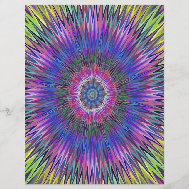 Abstract Bulls-eye Pattern (Front)