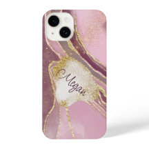 Abstract Burgundy Pink Gold Laced