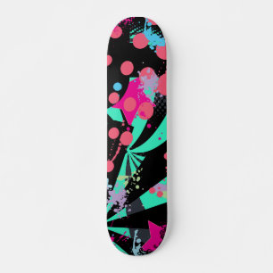 Abstract Burst Skate Deck