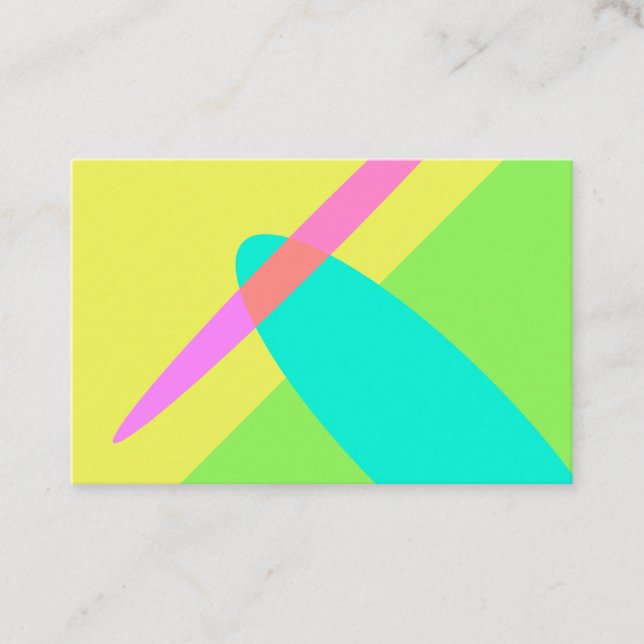 Abstract Business Card (Front)
