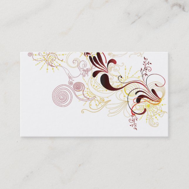 Abstract Business Card (Front)