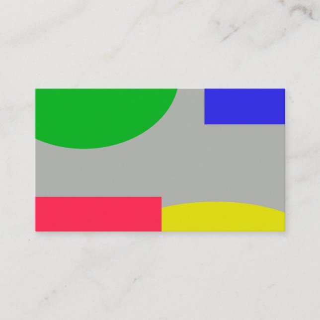 Abstract Business Card (Front)