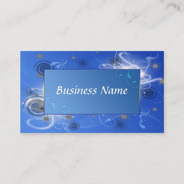 Abstract Business Card (Front)