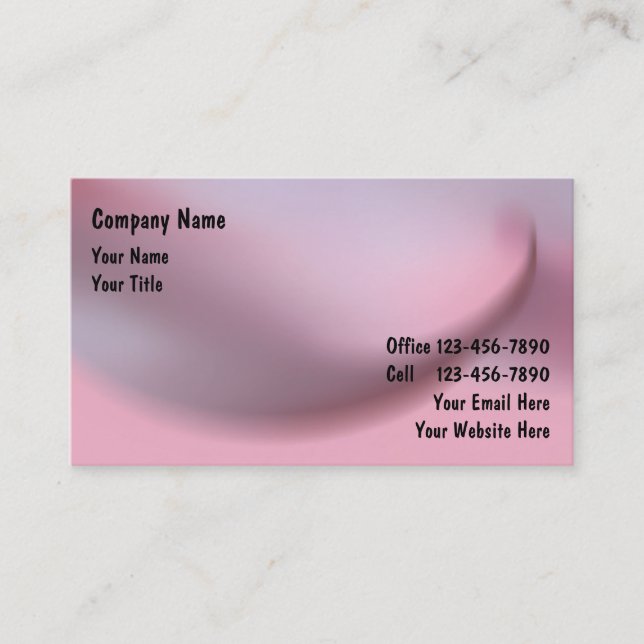 Abstract Business Cards (Front)