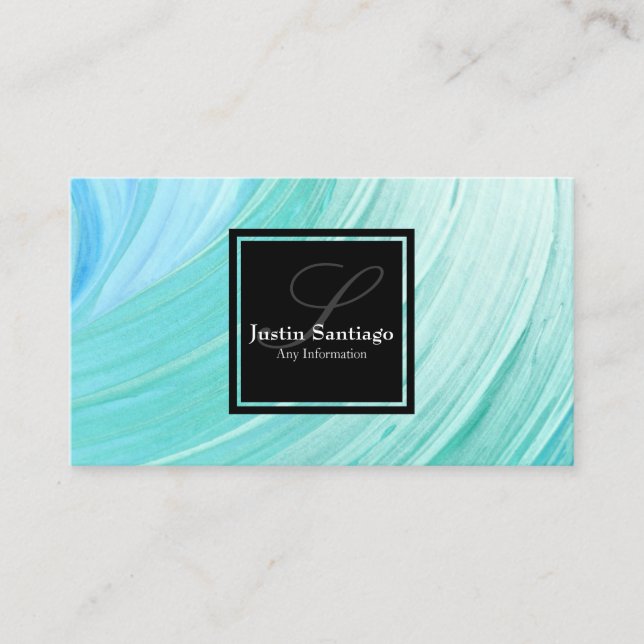 Abstract Business Template Business Card (Front)