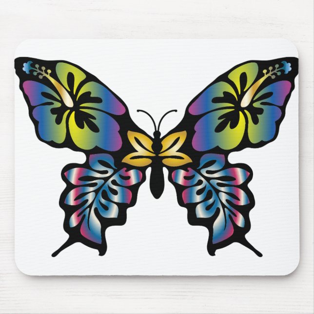 Abstract Butterfly 3 Mouse Pad (Front)