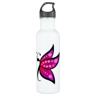 Abstract Butterfly 710 Ml Water Bottle