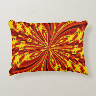 Abstract Butterfly Accent Pillow