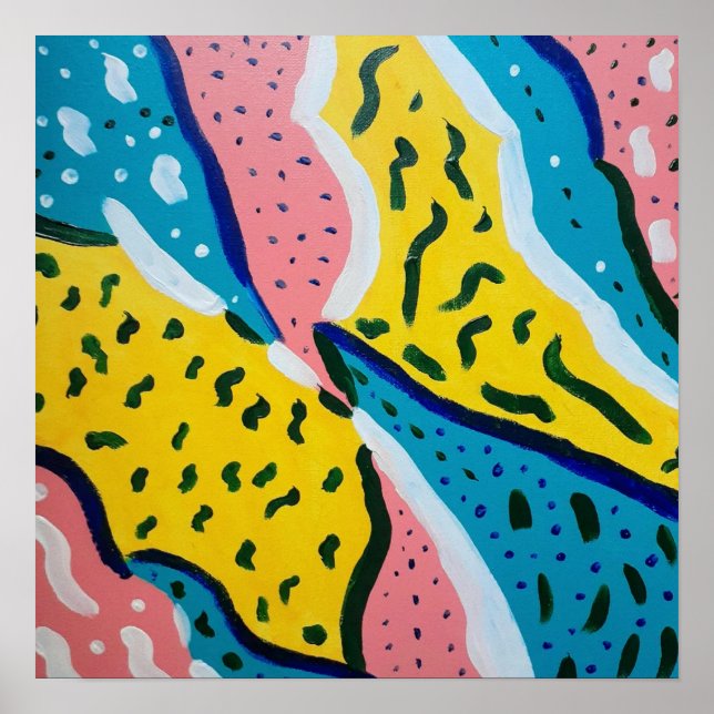 Abstract Butterfly Art  Poster (Front)