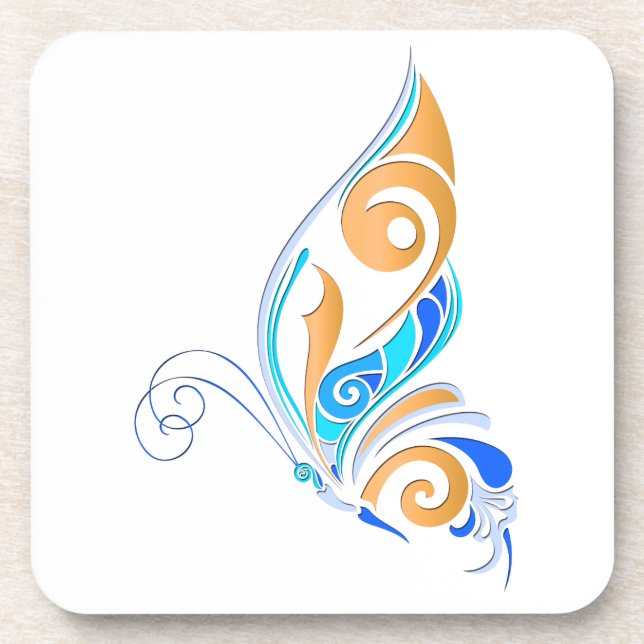 Abstract Butterfly Coaster (Front)