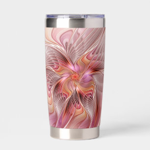 Abstract Butterfly Colorful Fantasy Fractal Art Insulated Tumbler