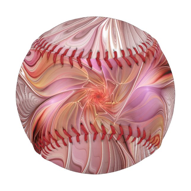 Abstract Butterfly Colourful Fantasy Fractal Art Baseball (Front)
