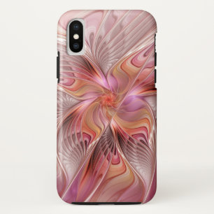 Abstract Butterfly Colourful Fantasy Fractal Art iPhone X Case