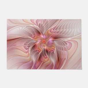 Abstract Butterfly Colourful Fantasy Fractal Art Doormat