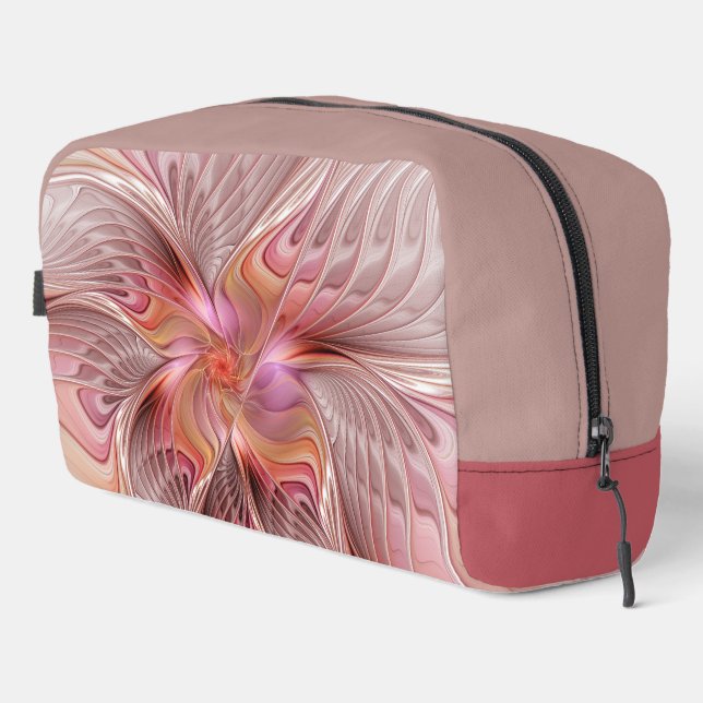Abstract Butterfly Colourful Fantasy Fractal Art Dopp Kit (Right Corner)