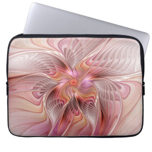 Abstract Butterfly Colourful Fantasy Fractal Art Laptop Sleeve