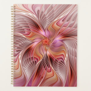 Abstract Butterfly Colourful Fantasy Fractal Art Planner