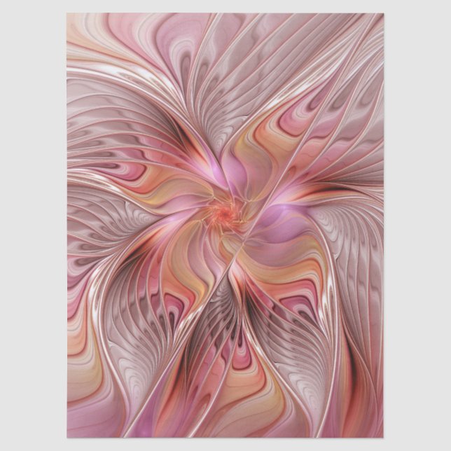 Abstract Butterfly Colourful Fantasy Fractal Art Tissue Paper (Front)