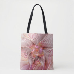 Abstract Butterfly Colourful Fantasy Fractal Art Tote Bag