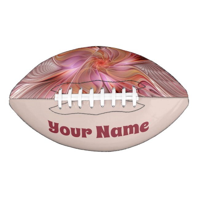 Abstract Butterfly Colourful Fantasy Fractal Name Football (Front)