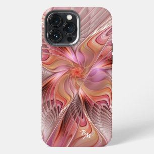 Abstract Butterfly Colourful Fractal Art Initials iPhone 13 Pro Max Case