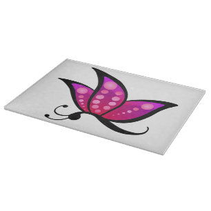 Abstract Butterfly Cutting Board