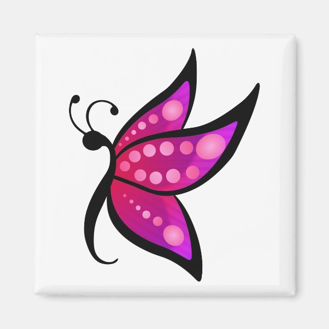 Abstract Butterfly Magnet (Front)