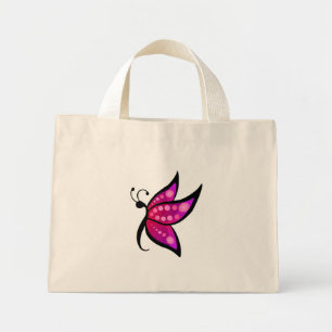 Abstract Butterfly Mini Tote Bag