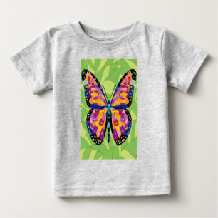 Abstract butterfly painting baby T-Shirt