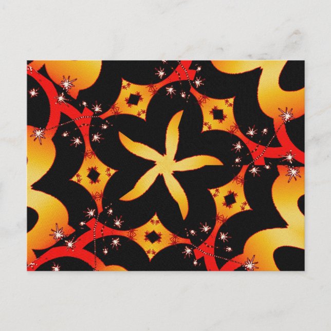 abstract-butterfly Postcard (Front)