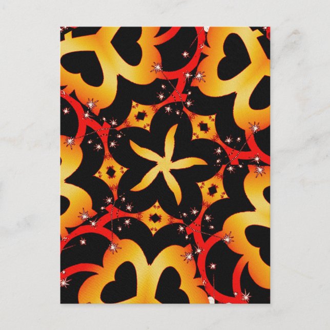 abstract-butterfly Postcard (Front)