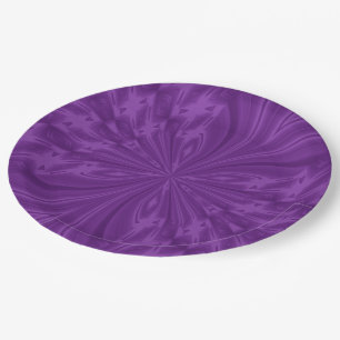 Abstract Butterfly PURPLE-PAPER PARTY PLATES