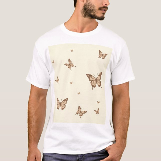 Abstract Butterfly T-Shirt Design (Front)