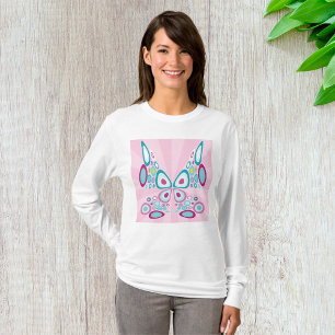 Abstract Butterfly Womens Long-Sleeve T-Shirt