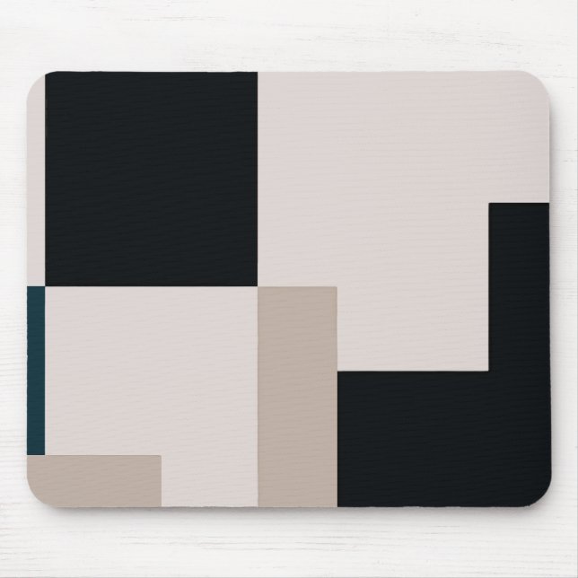 abstract BW paintings Mouse Pad (Front)