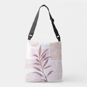 Abstract Calming Watercolor Shapes Crossbody Bag