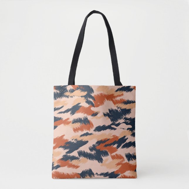 Abstract camouflage pattern. Seamless vintage wall Tote Bag (Front)