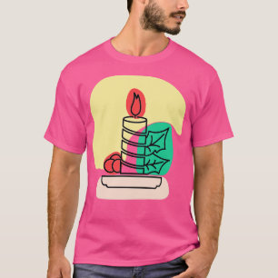 Abstract Candle T-Shirt