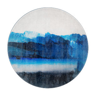 Abstract Canvas: Modern Art Texture. Cutting Board